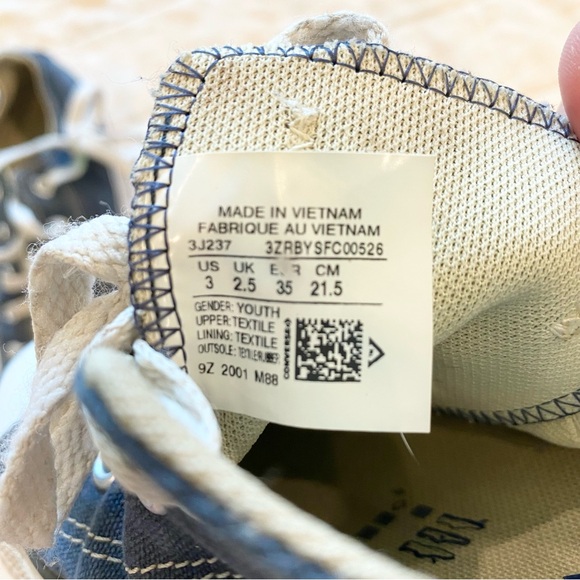 Converse Kids' Navy Blue All Star Sneakers - Picture 4 of 5